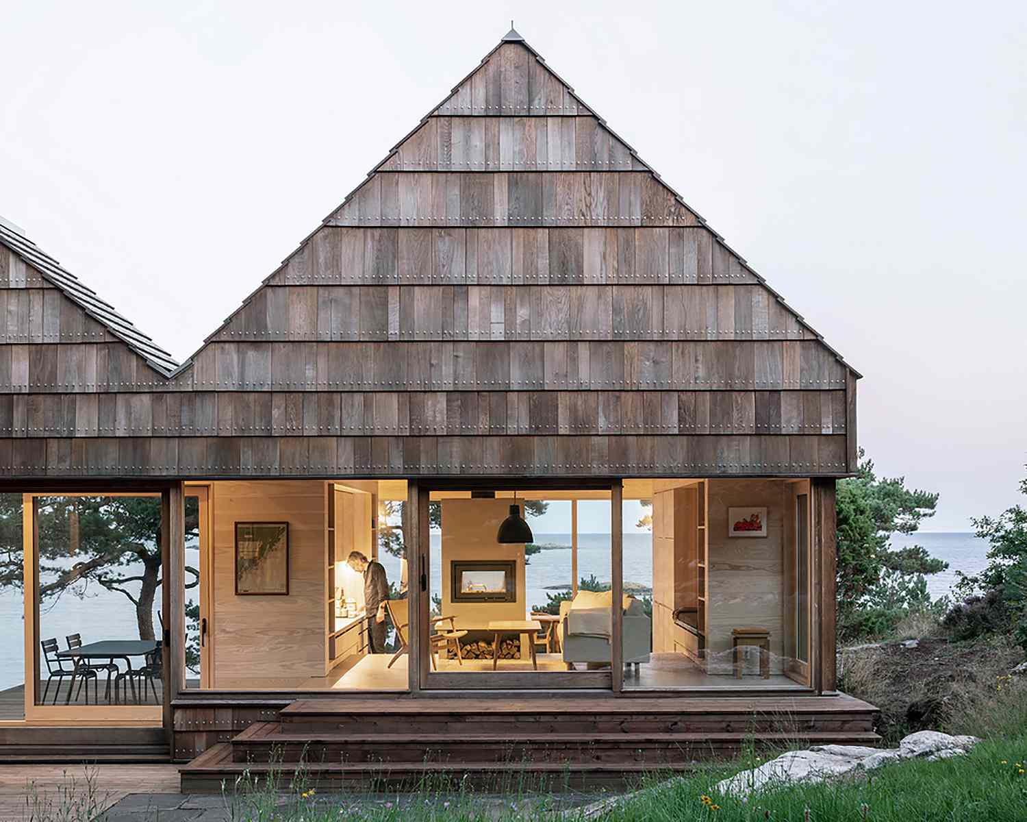 Serene Seaside Retreat Is Constructed With Wooden Scraps